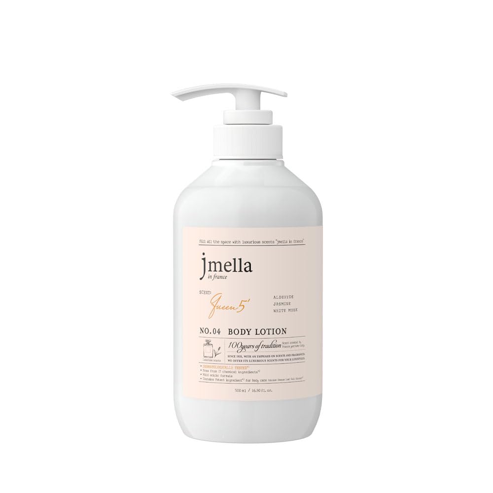 JMella France Queen 5 Body Lotion & Marble Tailor Body Wash Set - Hydrating Moisturizer & Luxurious Shower Gel for Dry Skin - Perfect for Spa Day, Gift Sets & Daily Skincare Routine