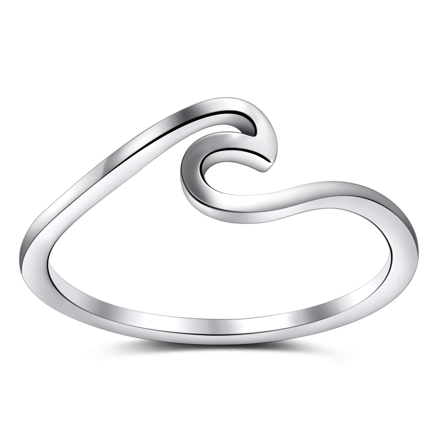 1mm Thin Stainless Steel Wedding Rings for Women - Silver, Gold & Rose Gold Stackable Bands | VSCO Wave Engagement Rings Size 4-12 | Perfect for Everyday Wear, Anniversary Gifts & Boho Jewelry Stacks