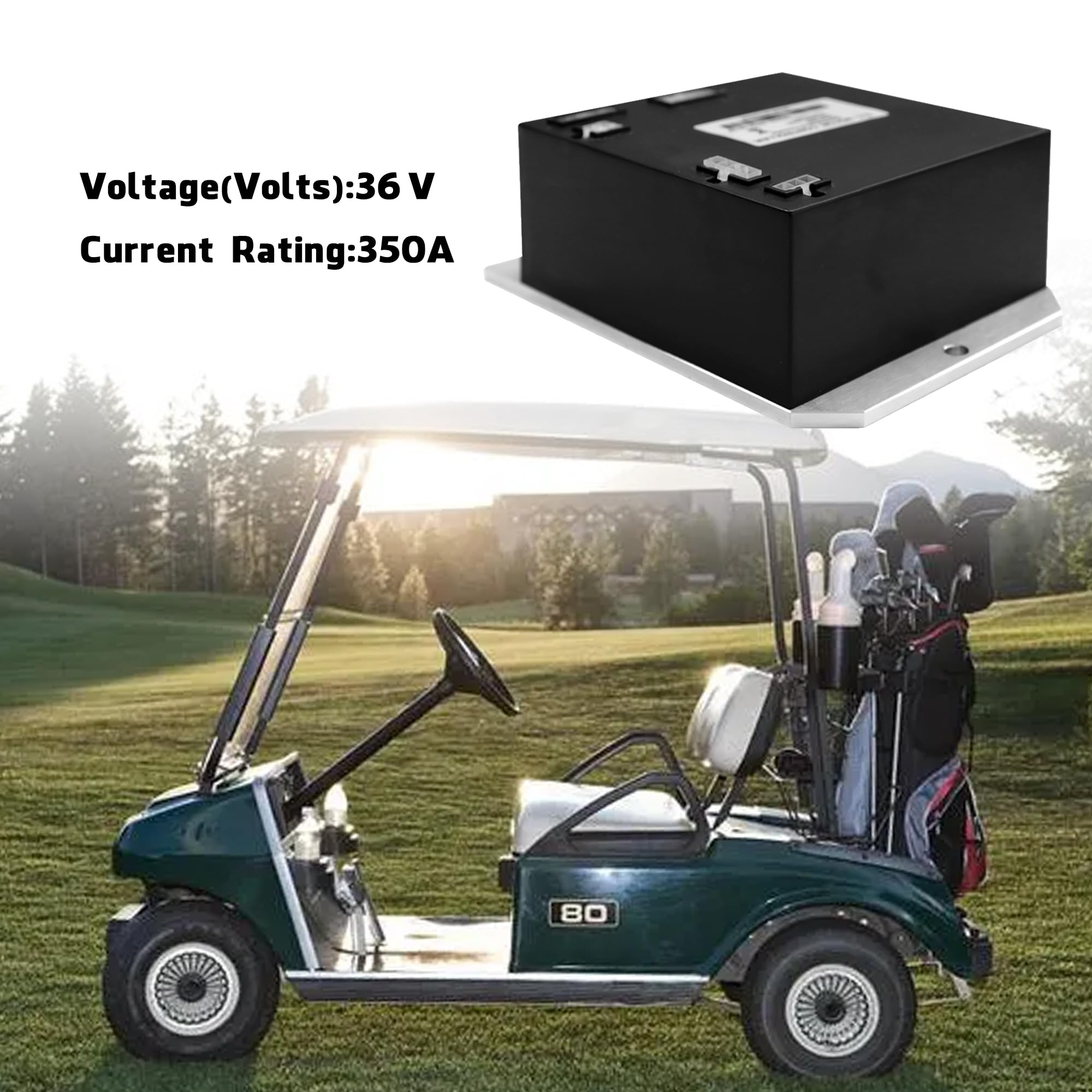 36V 350A Curtis Golf Cart Motor Controller Replacement for EZGO TXT (2000-2019) - Compatible with Models 73326-G02/G04/G05/G06/G07/G08 - Perfect for Golf Cart Performance Upgrades & Maintenance