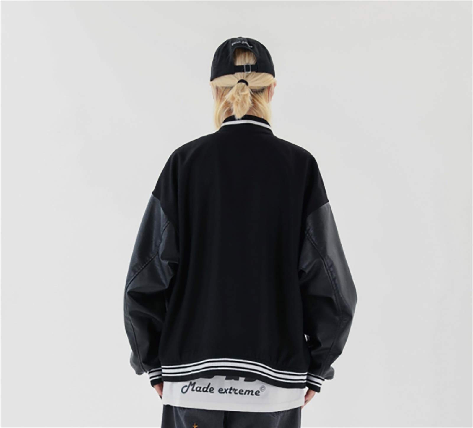 Unisex Baseball Jacket for Women & Men - Stylish Varsity College Sweatshirt Jacket for Casual Wear, Sports & Outdoor Activities