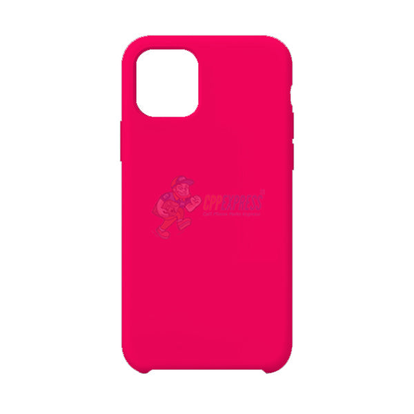iPhone 11 Slim Soft Silicone Case - Shockproof & Protective Cover in Fluorescent Rose Red - Perfect for Everyday Use, Travel & Outdoor Activities
