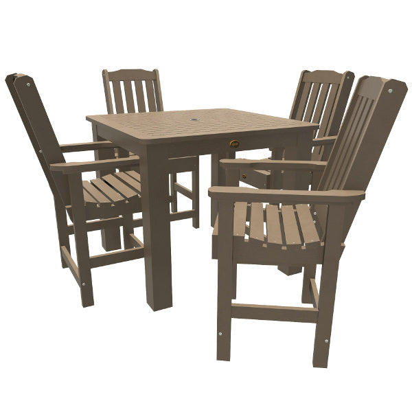 Springville 5-Piece Square Counter Height Dining Set - Modern Kitchen Table & Stools for Small Spaces, Breakfast Nook, and Apartment Living