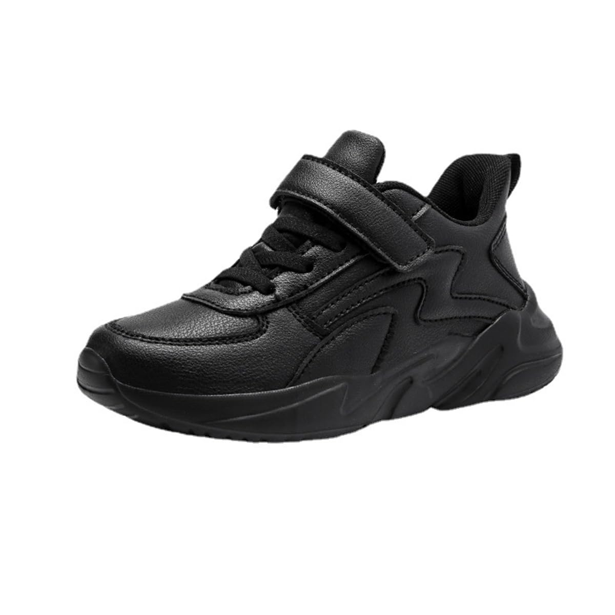 **Waterproof Leather Sneakers for Kids - Boys & Girls Winter School Shoes, Sports Running Trainers for Outdoor & Casual Wear**    **Perfect for:** School, winter activities, outdoor play, sports training, and everyday casual wear.