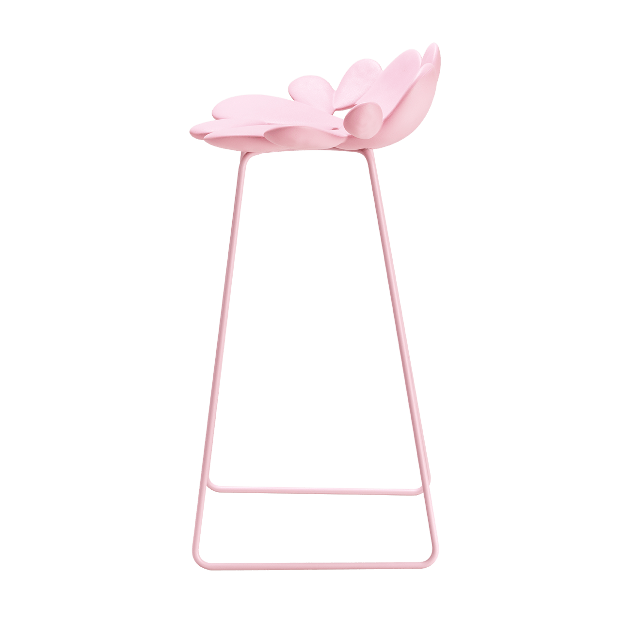Qeeboo Filicudi Stool - Modern Designer Bar Stool for Kitchen, Dining & Living Room - Lightweight Plastic Chair for Home & Office Decor
