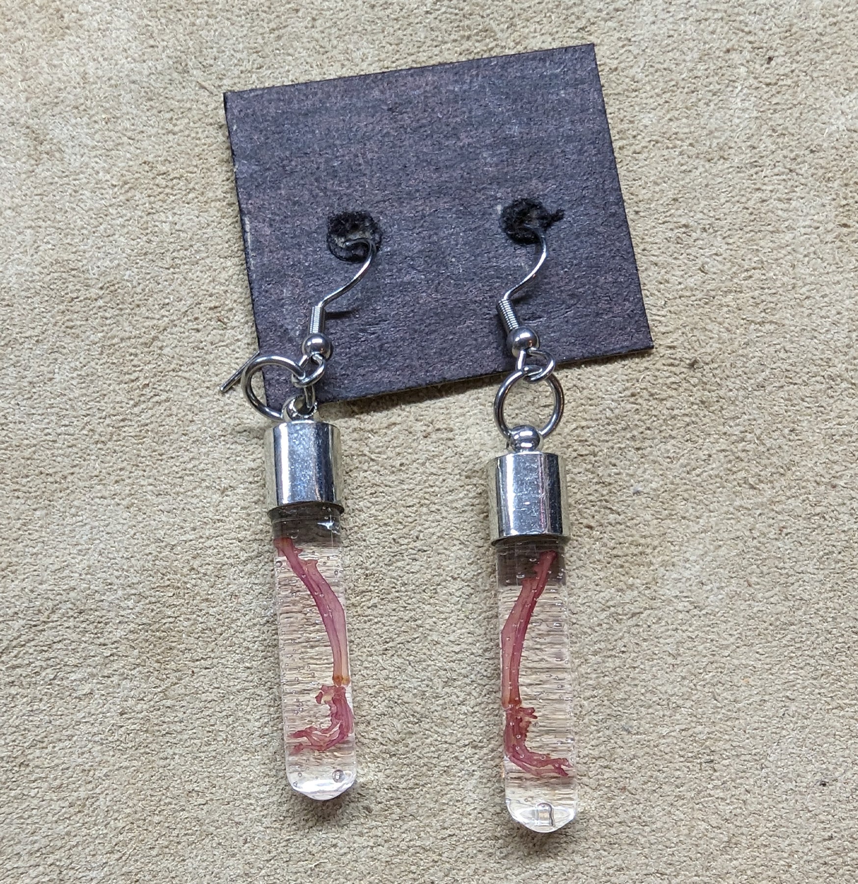 Diaphonized Mouse Arm Earrings - Unique Gothic Jewelry for Women - Perfect for Halloween, Dark Academia & Alternative Fashion Lovers