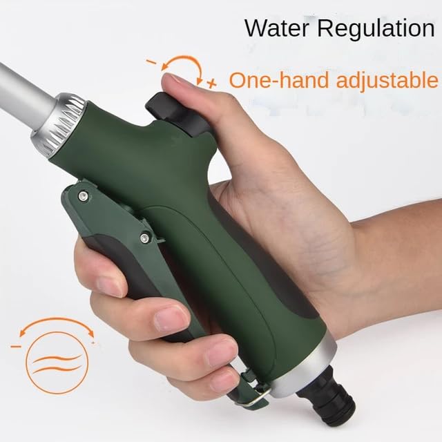 GUDWING 16 Inch Watering Wand - Adjustable Garden Sprayer with Ergonomic Handle for Lawn, Plants & Flowers | Perfect for Watering Hanging Baskets, Window Boxes & Hard-to-Reach Areas
