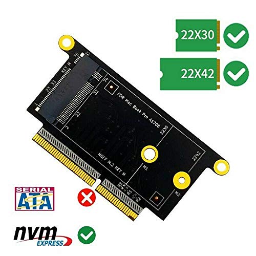 Multibao NVMe M.2 NGFF SSD Adapter Card for MacBook Pro 13