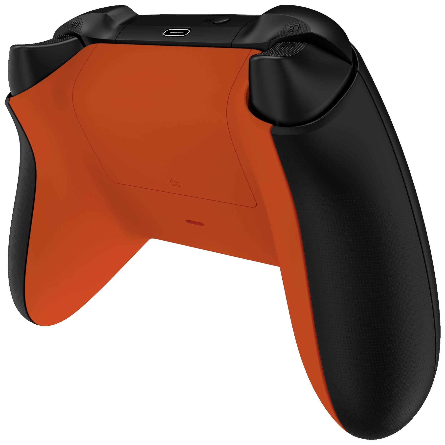 eXtremeRate Orange Replacement Back Cover Shell for Xbox Core Wireless Controller - Battery Cover & Bottom Shell Compatible with Xbox Series X & S Controllers - Gaming Accessories for Enhanced Grip & Customization