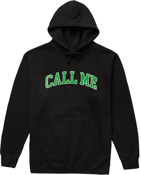 Call Me 917 Hooded Sweatshirt - Large Black | Trendy Streetwear Pullover for Urban Fashion & Casual Outfits