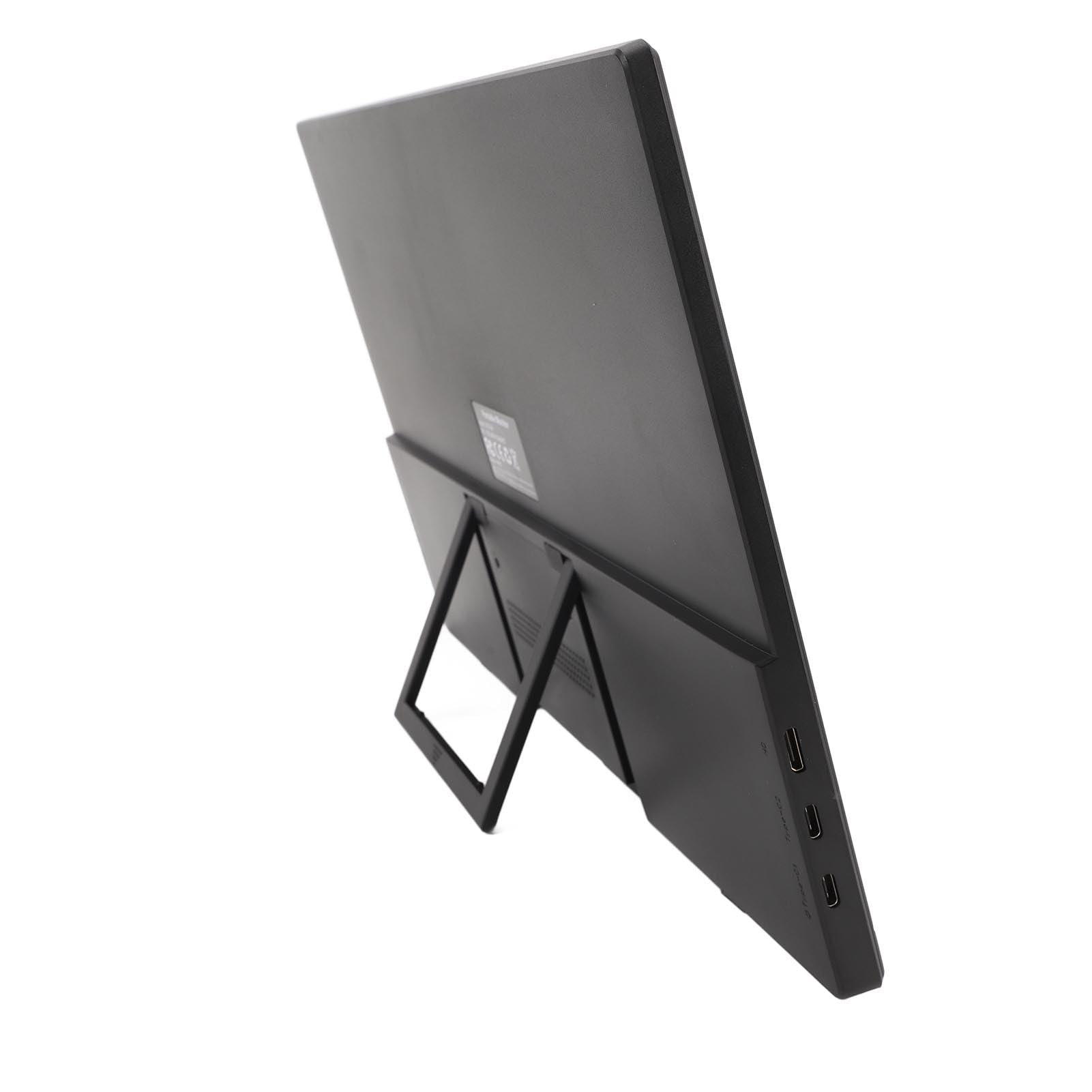 15.6 Inch IPS Portable Monitor with USB-C, Full HD 1920x1080, Ultra-Slim Design, 178° Wide Viewing Angle & 3D Stereo Sound - Perfect for Laptop, PC, Xbox, Gaming & Office Work