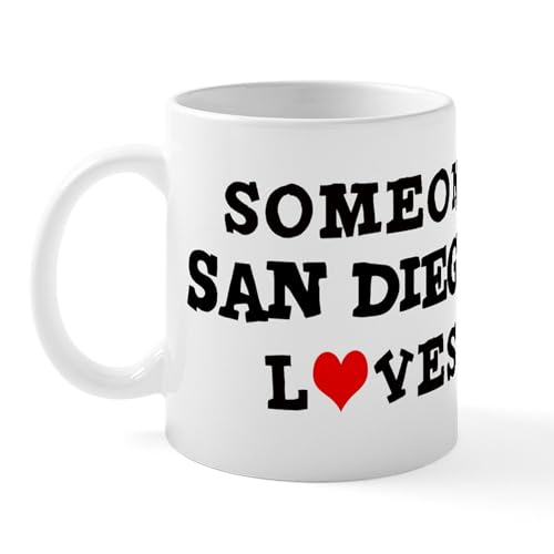 White - Someone In San Diego Mug