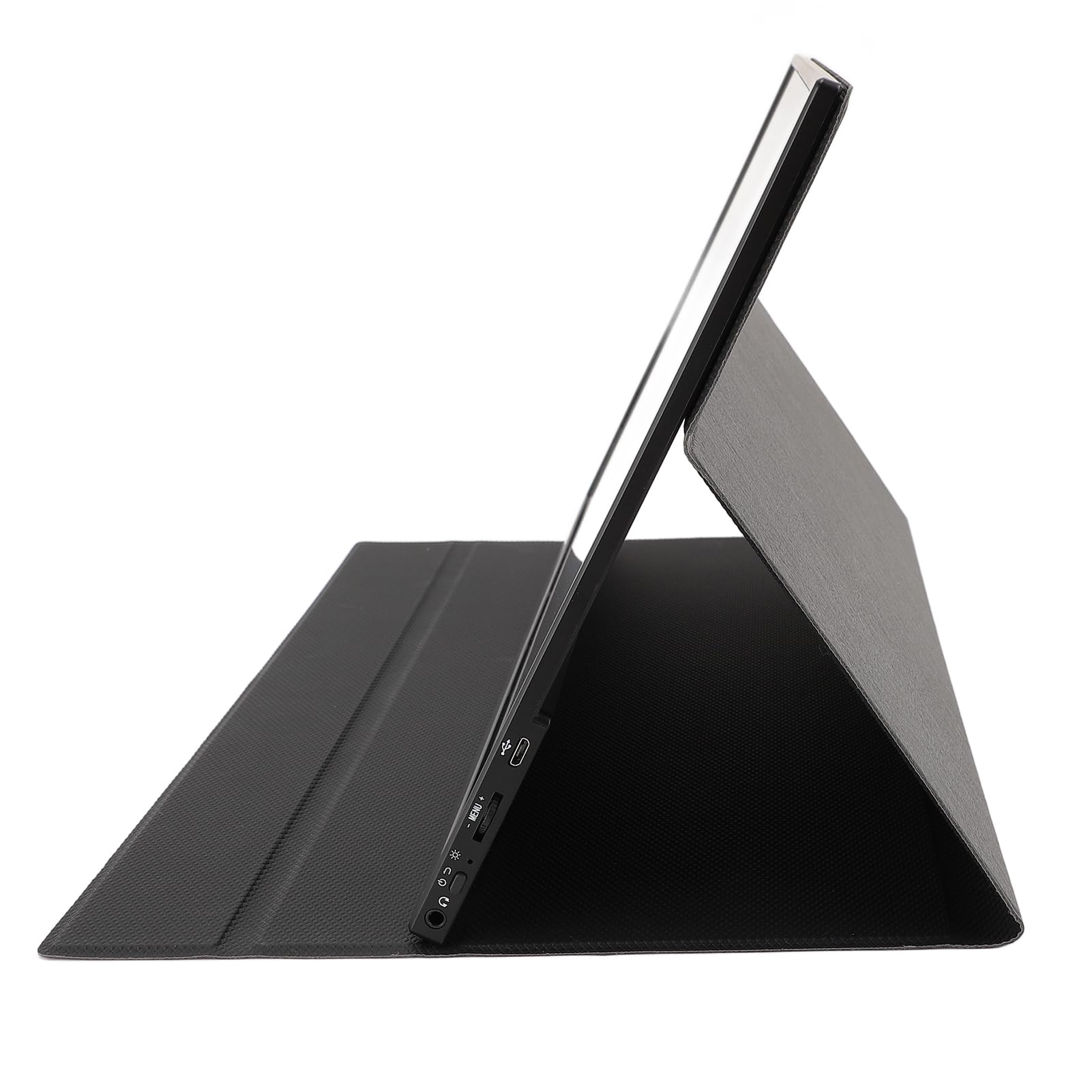 15.6 Inch Portable Touch Screen Monitor - FHD 1080P USB-C HDMI External Display with Eye Care & Smart Cover - 16:9 Laptop Screen Extender for Meetings, Home Office & Gaming