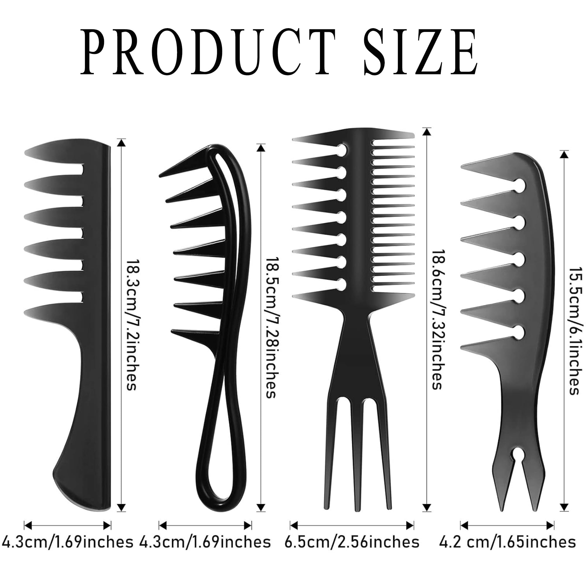 Men's Hair Styling Gel & Wax 2-in-1 - 100ml Long Lasting Moisturizing Grooming Gel with 4 Styling Combs - Perfect for Daily Hairstyling & Professional Looks