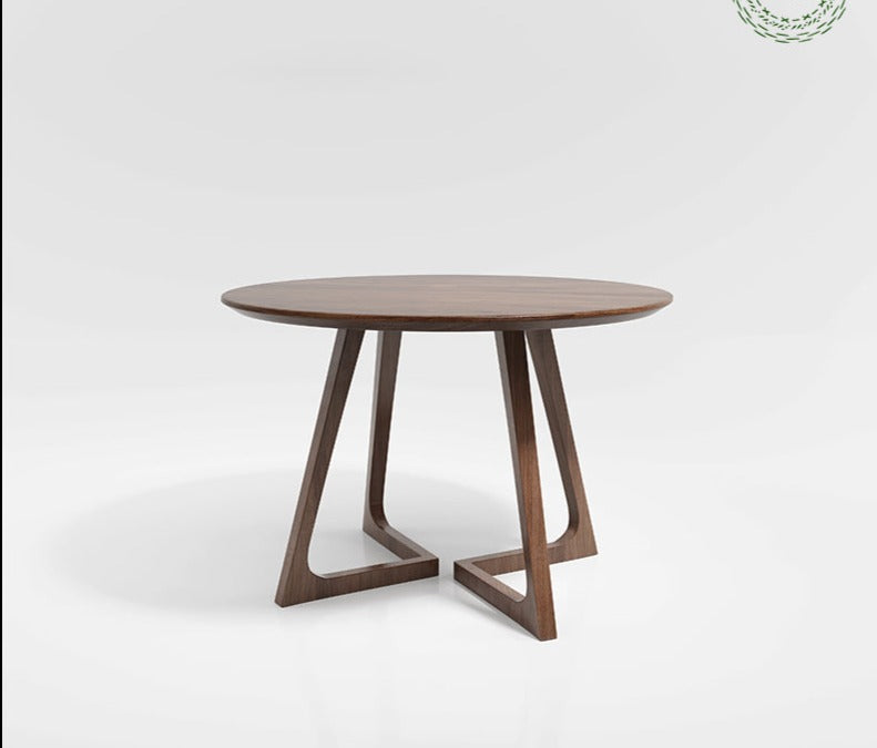 LEILANI Hiroshima Princess Chair - Solid Wood Round Dining & Conference Table - 7 Size Options - Perfect for Home Dining Rooms, Office Meetings & Event Spaces