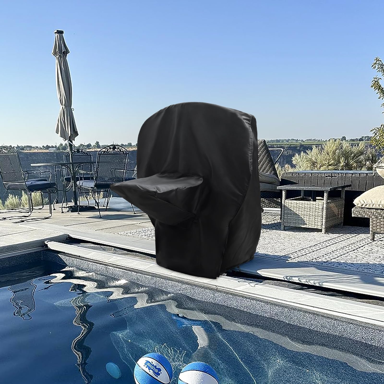 Heavy Duty Waterproof Pool Basketball Hoop Cover - 37.5