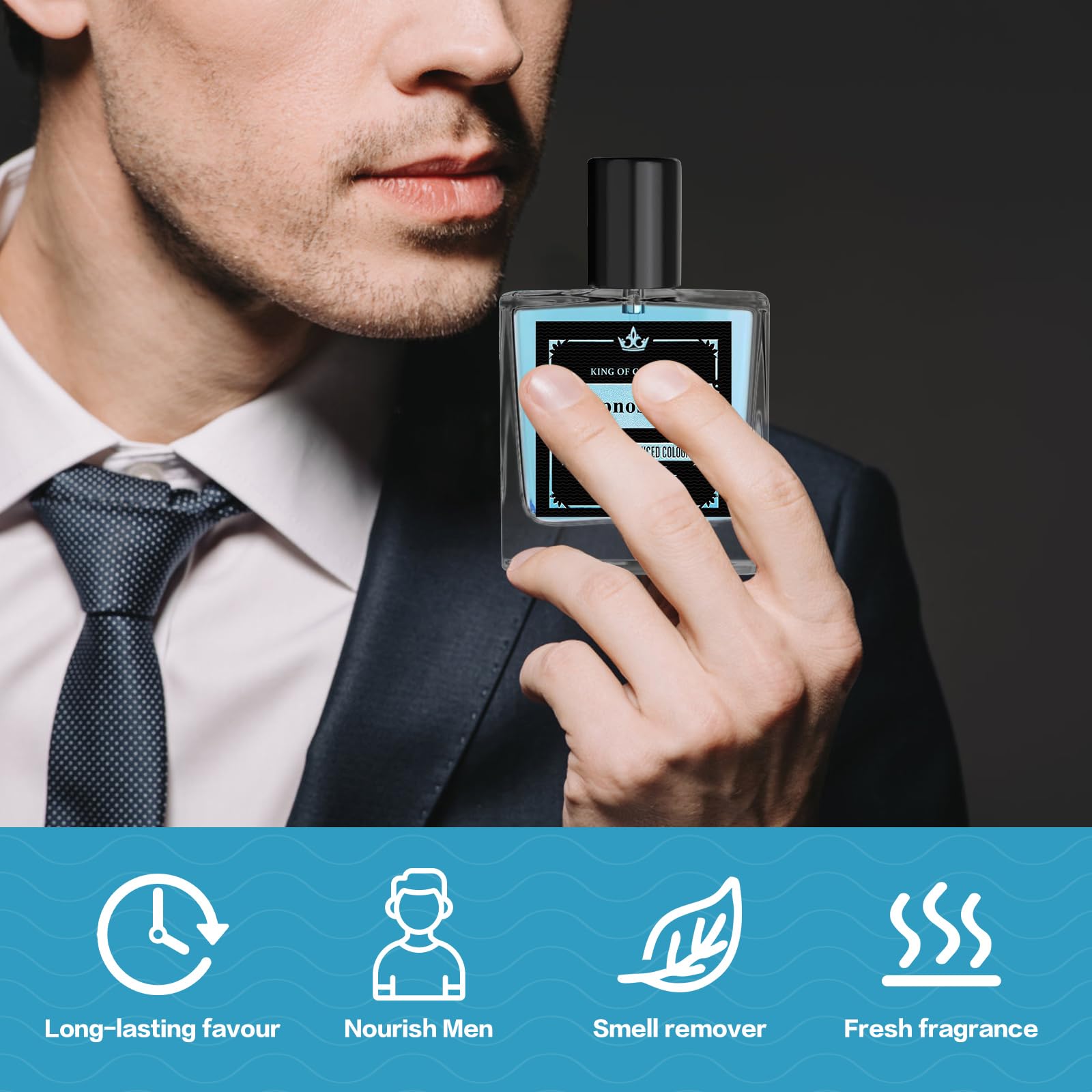 Hypnosis 2.0 Pheromone Cologne for Men - 1.7oz Long-Lasting Attraction Perfume with Natural Pheromones - Perfect for Dates, Nightlife & Special Occasions