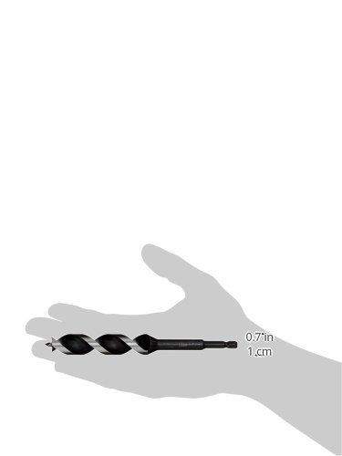 WolfCraft Speedwinder Wood Beam Drill Bit 7137000 - Heavy Duty Auger Bit for Cordless Drills - Perfect for Timber Framing, Deck Building & Woodworking Projects