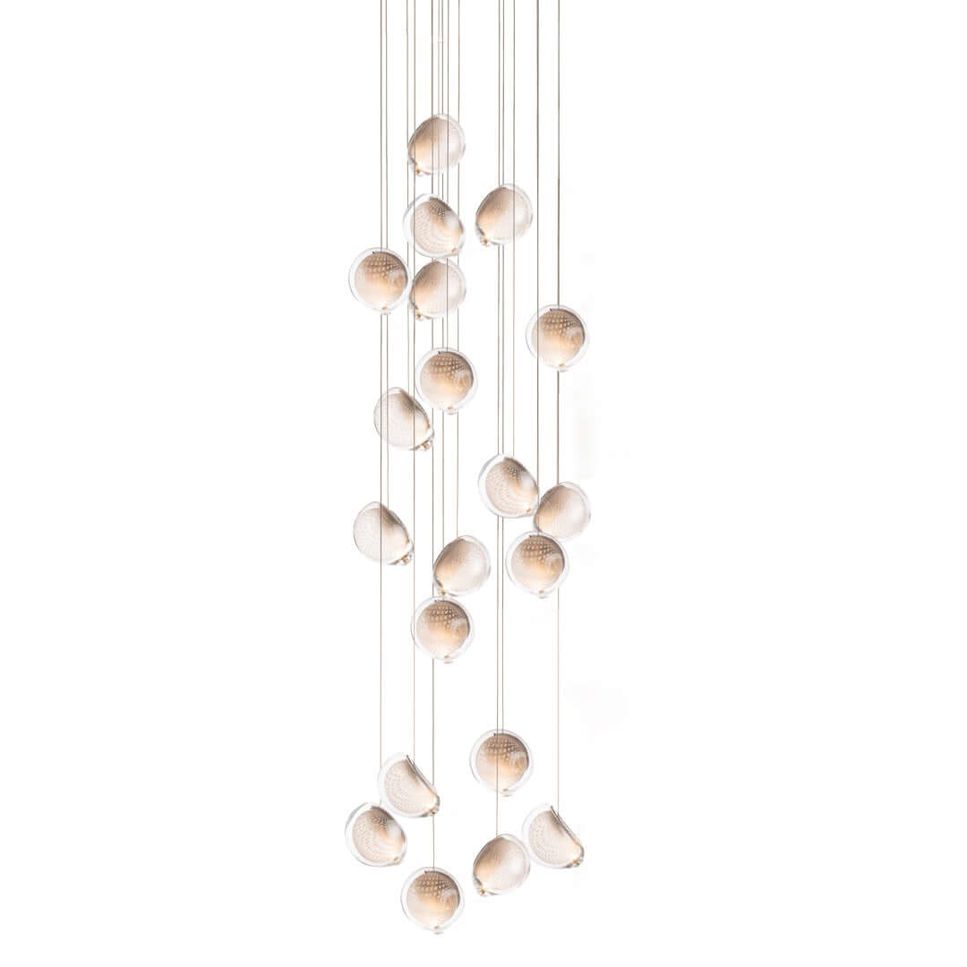 Modern Art Net Pendant Light - Handwoven Rattan Chandelier for Dining Room, Bedroom & Boho Home Decor | Perfect for Farmhouse, Living Room & Kitchen Lighting