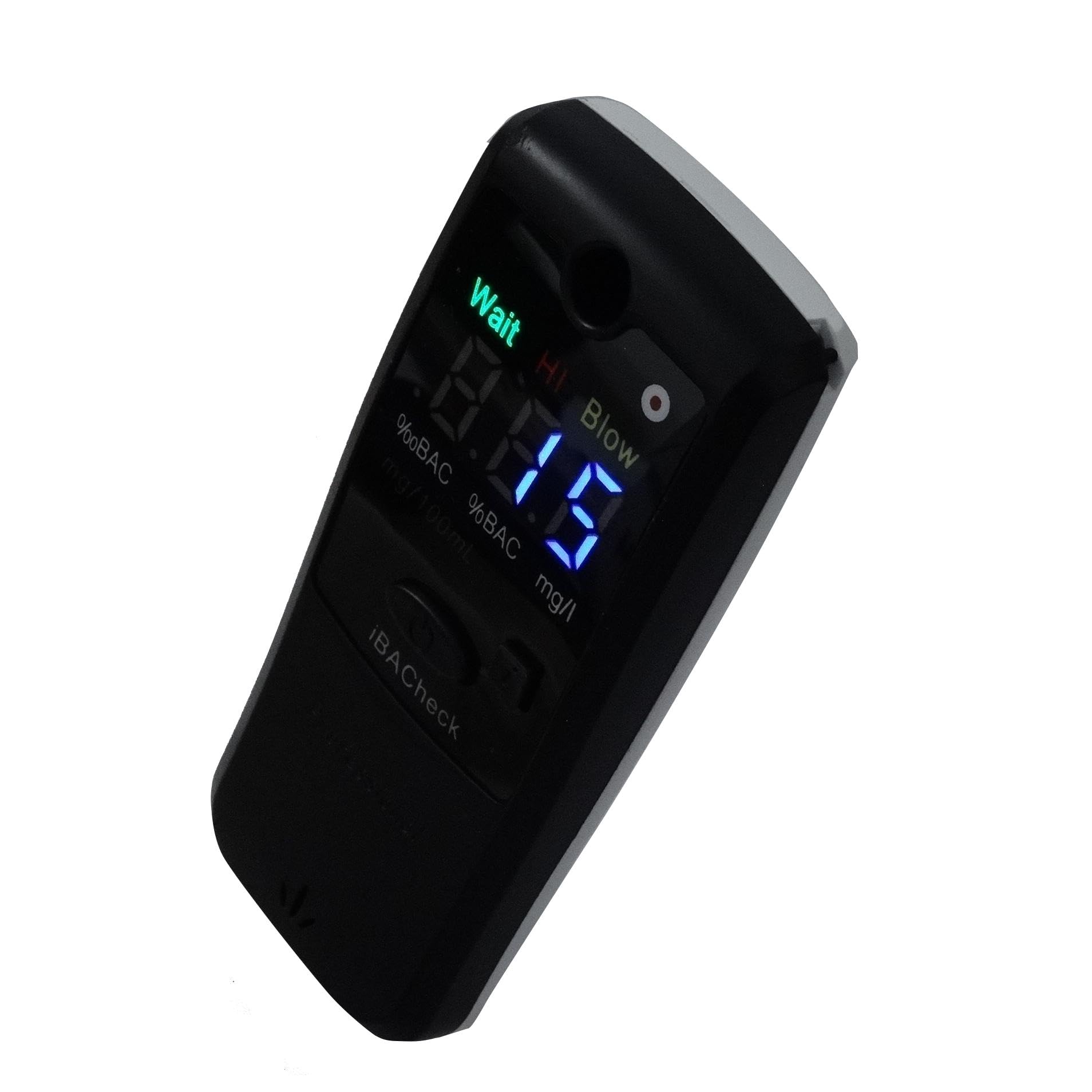 Professional Breathalyzer with 10 Memory Storage & LED Display - Night Use Visibility, 350 Tests with Alkaline Batteries | Perfect for Personal Alcohol Monitoring, Workplace Safety, and Responsible Driving Checks