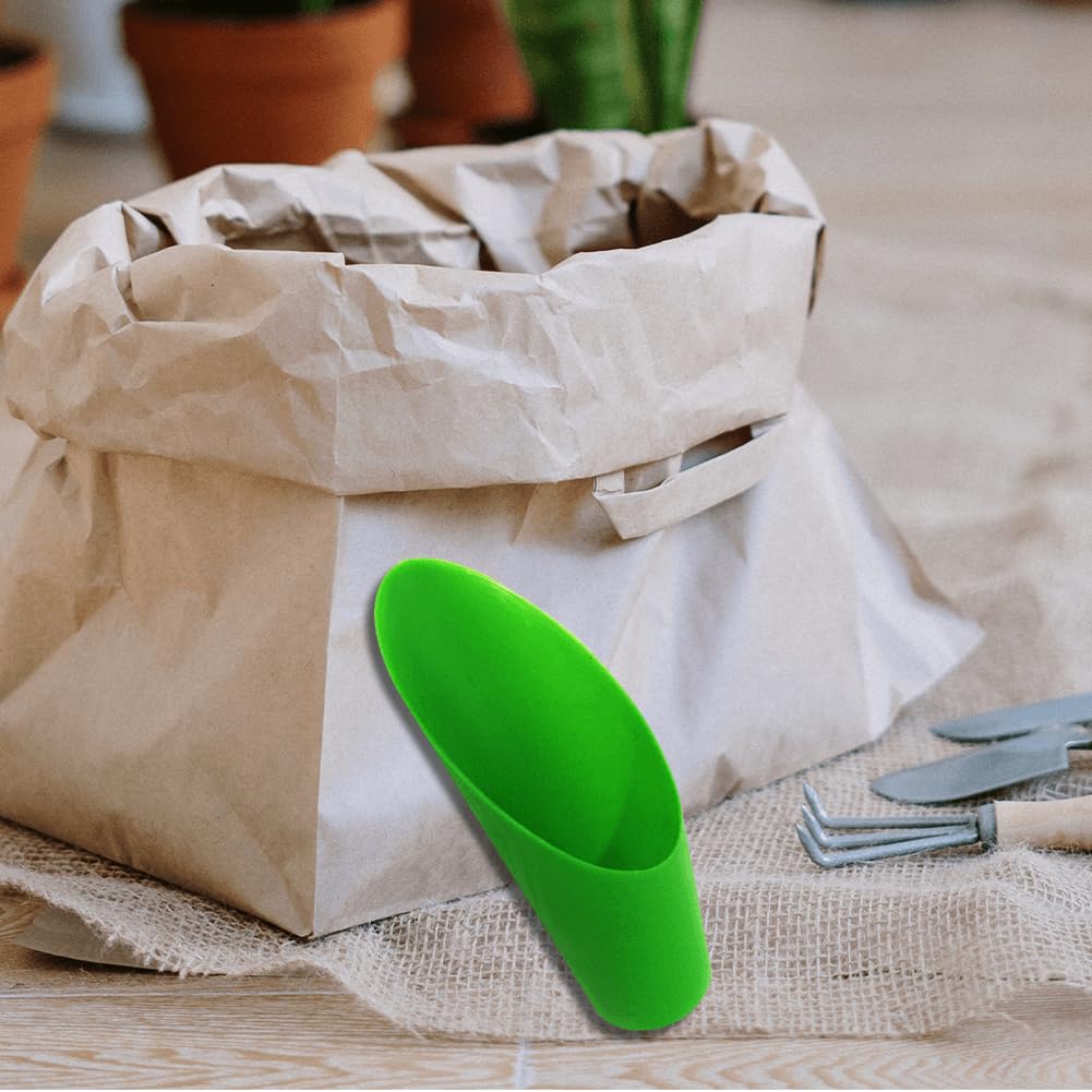Plastic Gardening Shovel for Potted Plants - Soil Scoop, Planting Spade & Cultivation Tool - Ideal for Indoor/Outdoor Gardening, Flower Pots & Container Planting