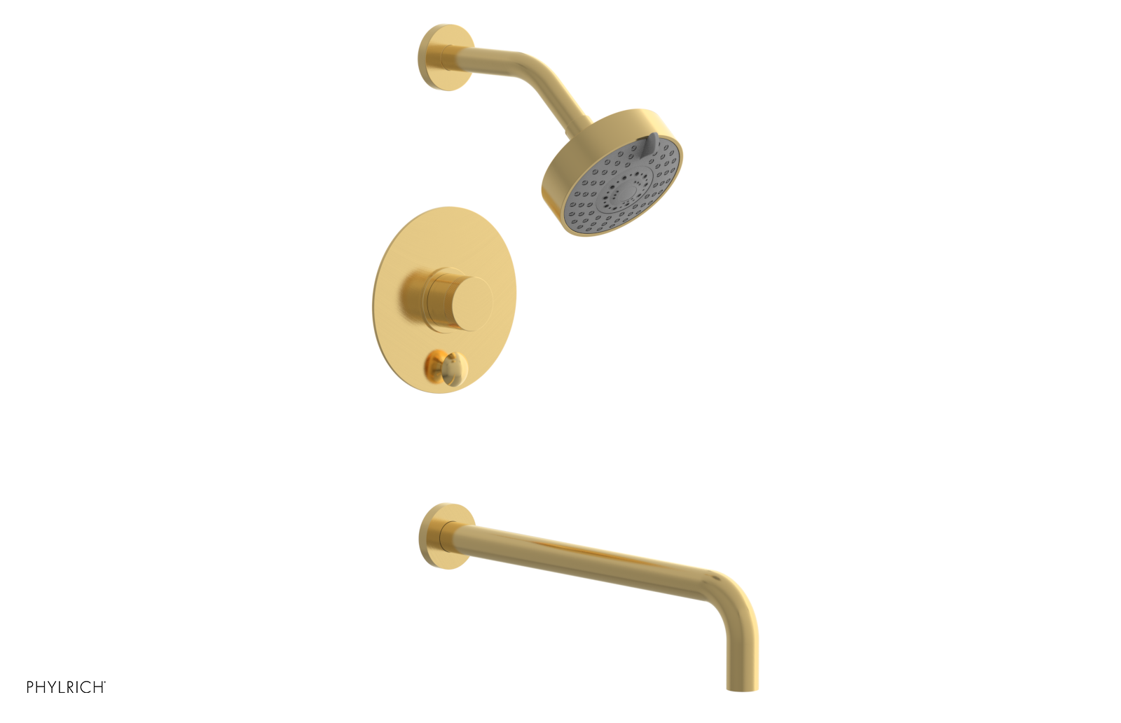 BASIC II 14 Pressure Balance Tub and Shower Faucet Set - 230 26 14 - Perfect for Bathroom Renovation and Modern Home Upgrades