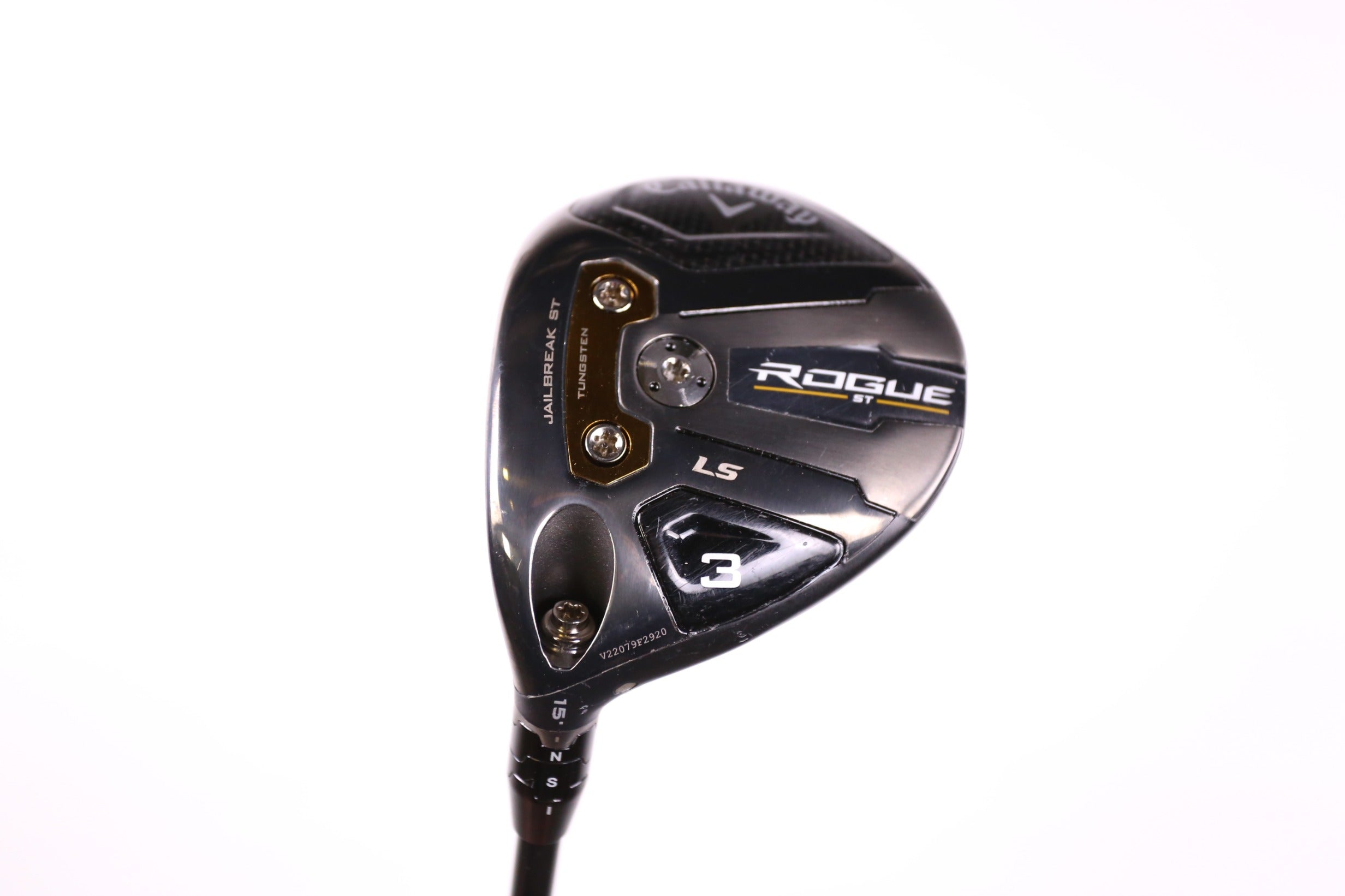 Used Callaway Rogue ST LS 3 Wood Left Handed 15° Stiff Flex Golf Club - Perfect for Left-Handed Golfers Seeking Distance & Control on the Fairway