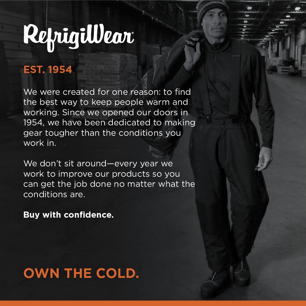 RefrigiWear Hi-Vis Reversible Softshell Safety Vest - ANSI Class 2 High Visibility Orange with Reflective Tape for Construction, Road Work & Outdoor Safety
