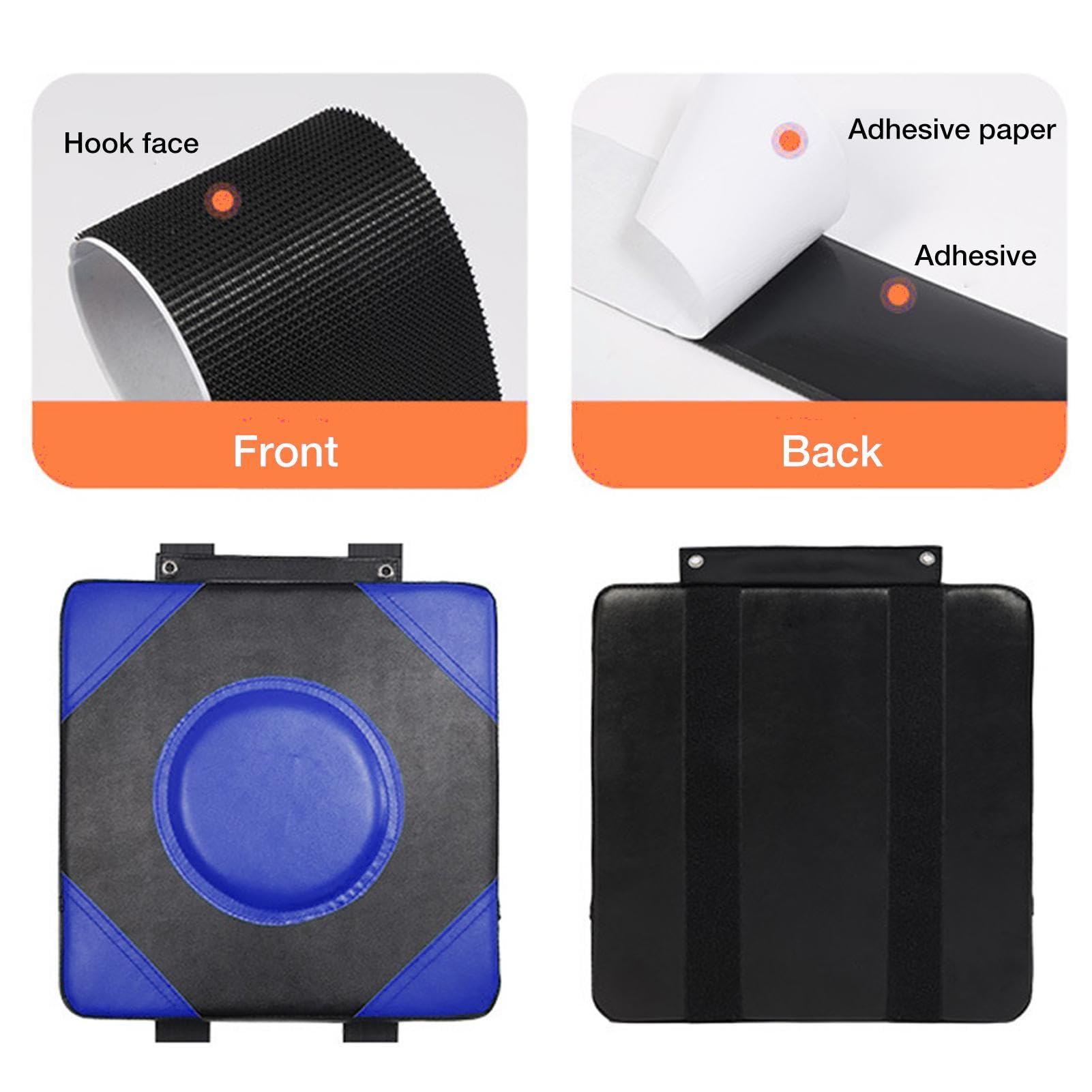 Wall Punching Pad for Boxing Training - Quiet PU Leather & High Elastic Sponge Punching Bag - Perfect for Home Gym, Martial Arts, and Fitness Workouts