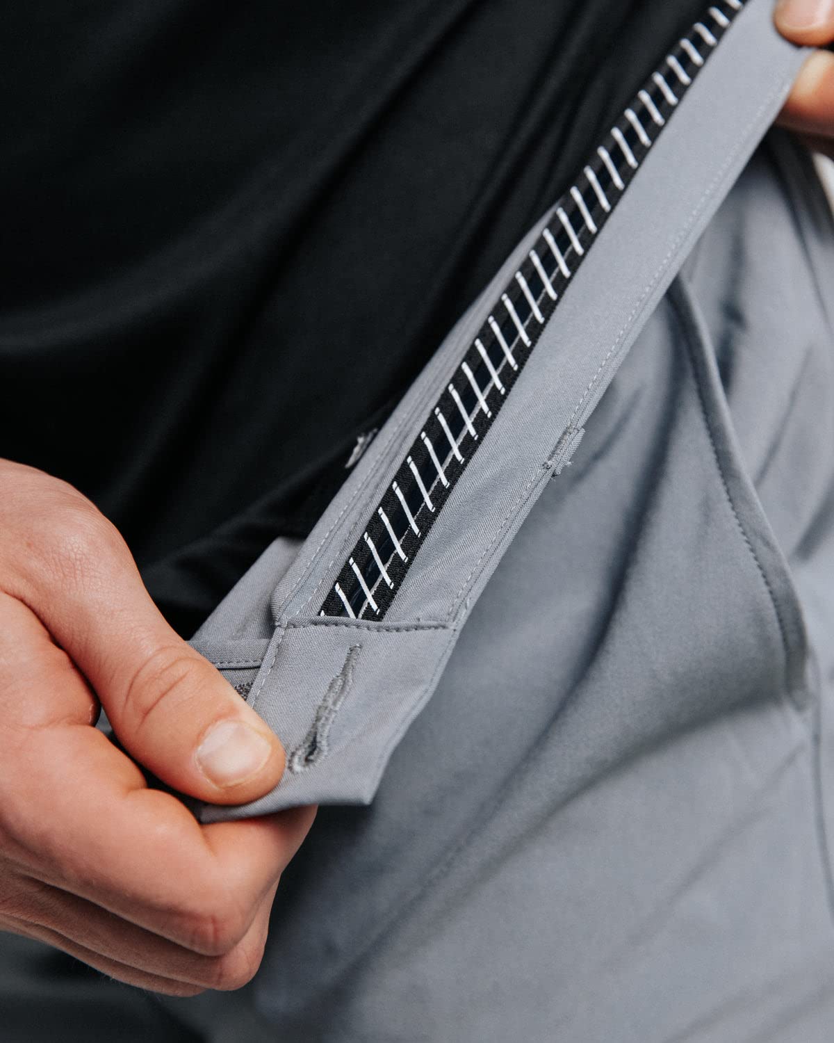 **Primo Golf Jogger Pants for Men - Lightweight 4-Way Stretch Golf Trousers with 4 Pockets, Inner Gel Waistband & Elastic Zipper Ankles - Perfect for Golfing, Travel & Casual Wear**