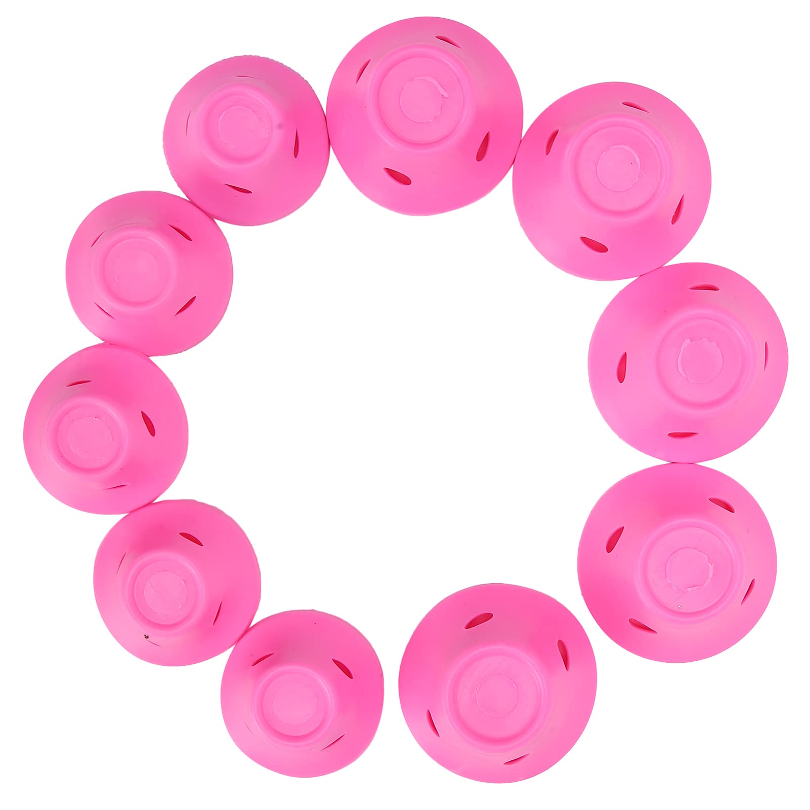 No Heat Rubber Hair Rollers - Clip-Free Hair Curlers for Styling & Waving - Salon & Home Hairdressing Tool for Natural Curls & Volume - Perfect for Overnight Styling & Heat-Free Hair Care