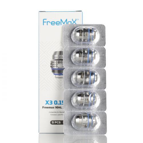 Fireluke 3 Replacement Coils - 904L Stainless Steel Single Coil - Compatible with Freemax Tanks - Perfect for Vaping Enthusiasts & Cloud Chasing
