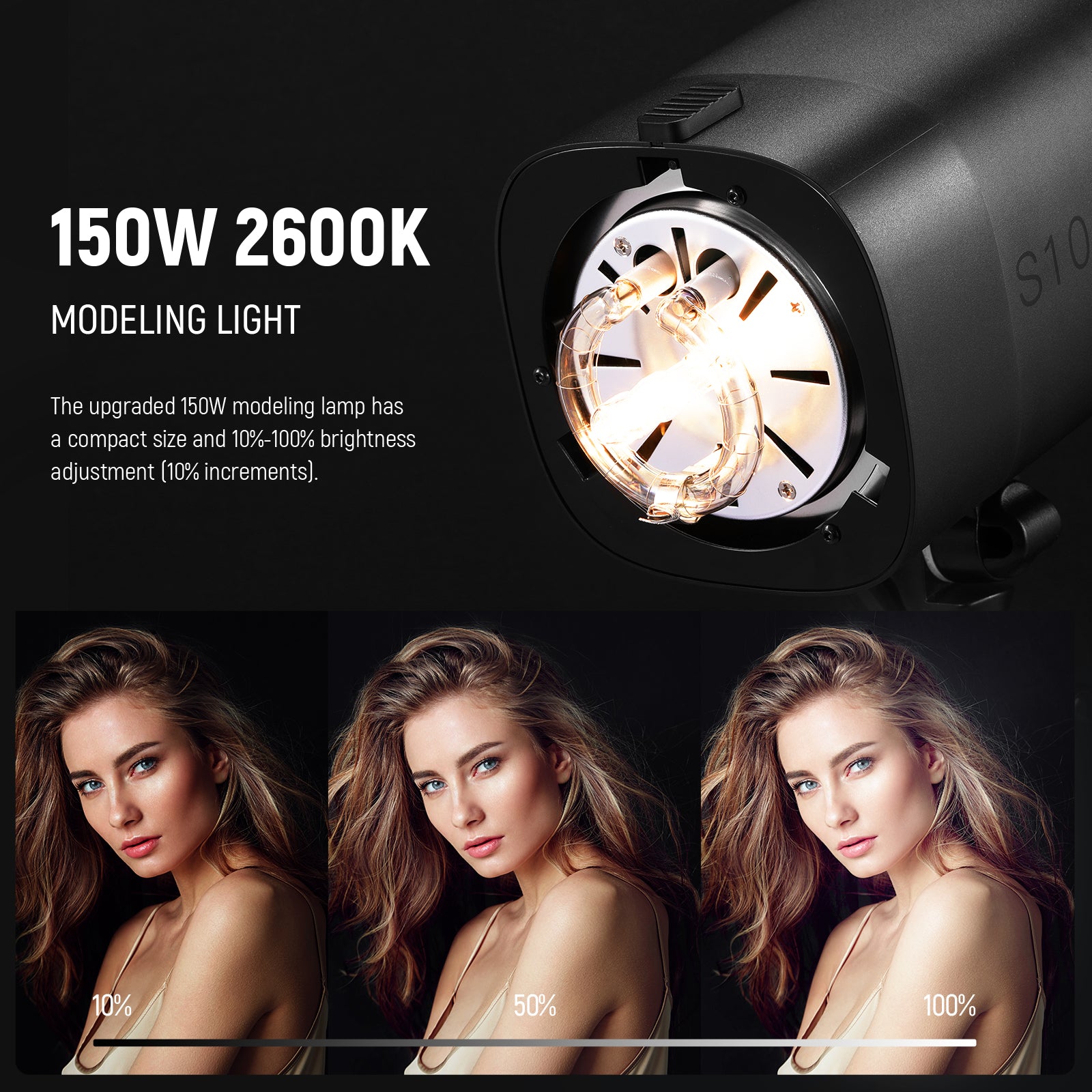 NEEWER S101 400W Professional Studio Strobe Flash Light for Photography, Portrait, and Product Shooting - Perfect for Indoor and Outdoor Photo Studios