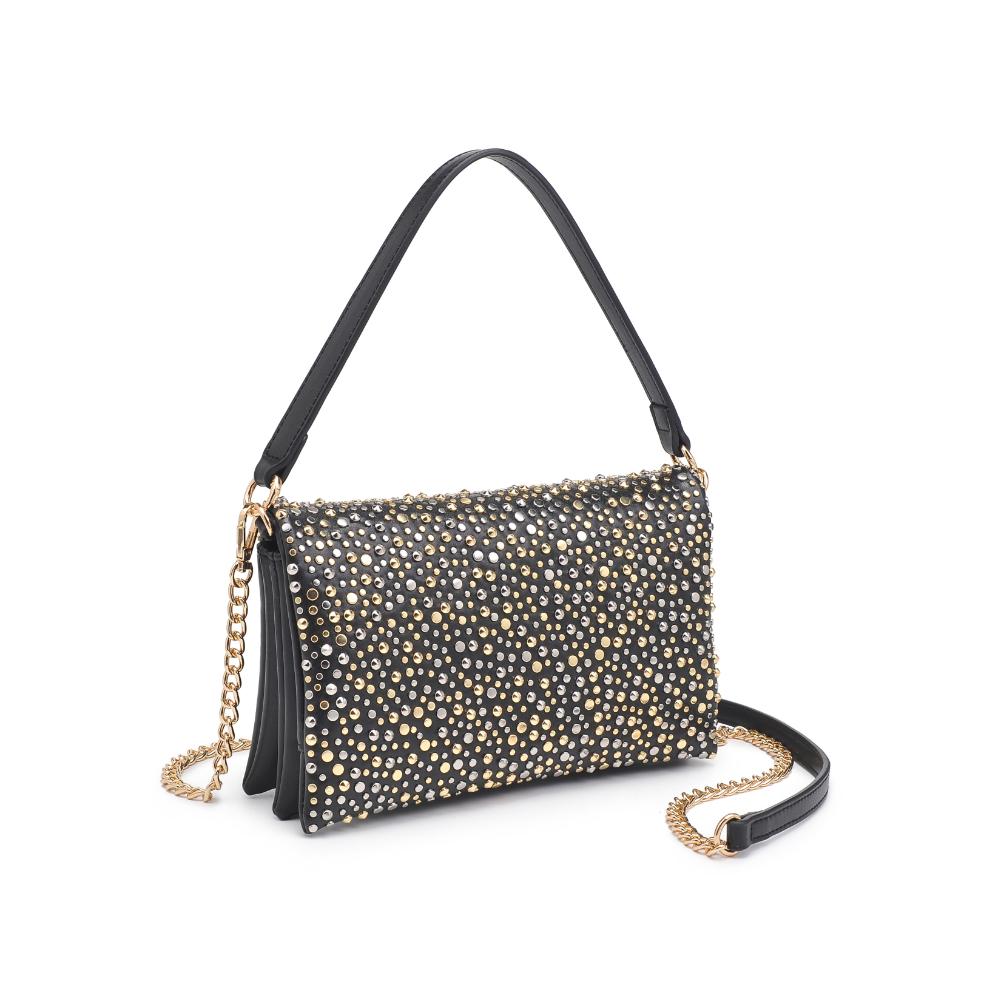 Krista Elegant Evening Clutch - Women's Stylish Party Purse for Weddings, Prom & Night Out | Premium Leather Handbag with Detachable Chain Strap