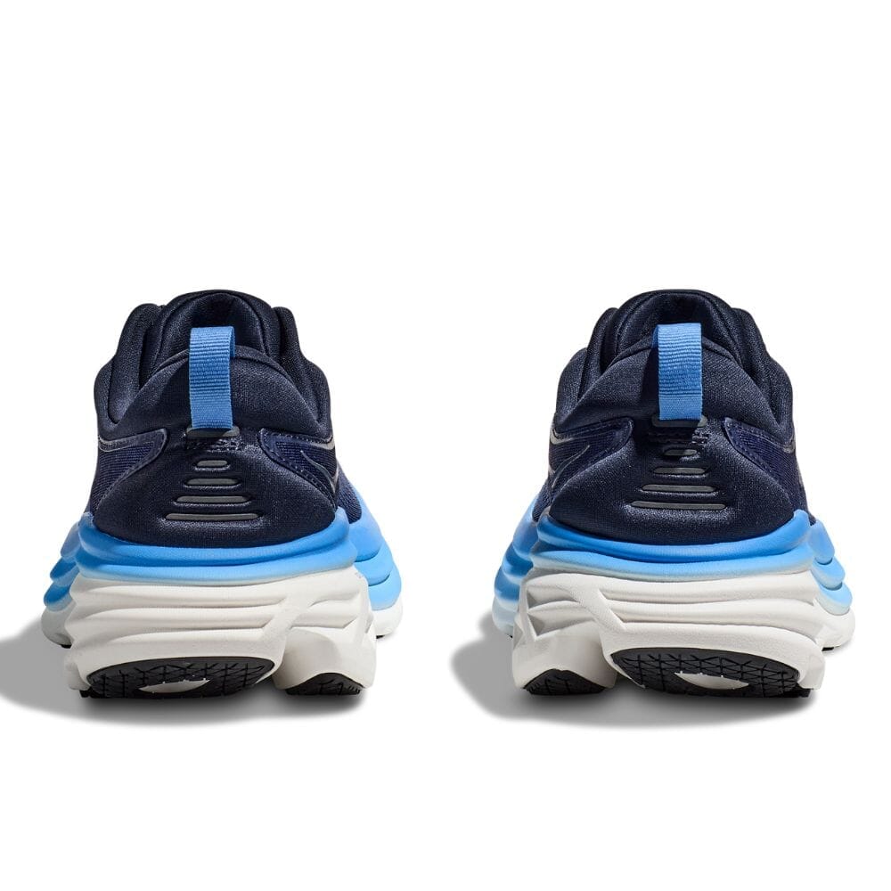 Hoka Men's Bondi 8 Running Shoes - Lightweight Cushioned Sneakers for Marathon, Jogging & Walking - Breathable Mesh Upper with Maximum Support & Comfort