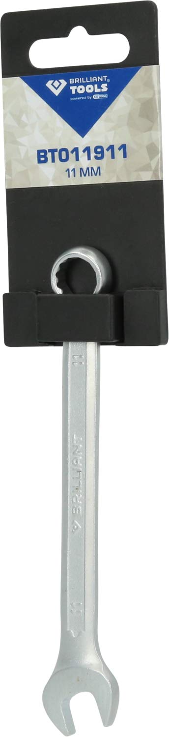 BRILLIANT TOOLS BT011911 11mm Combination Spanner - Auto & Home Repair