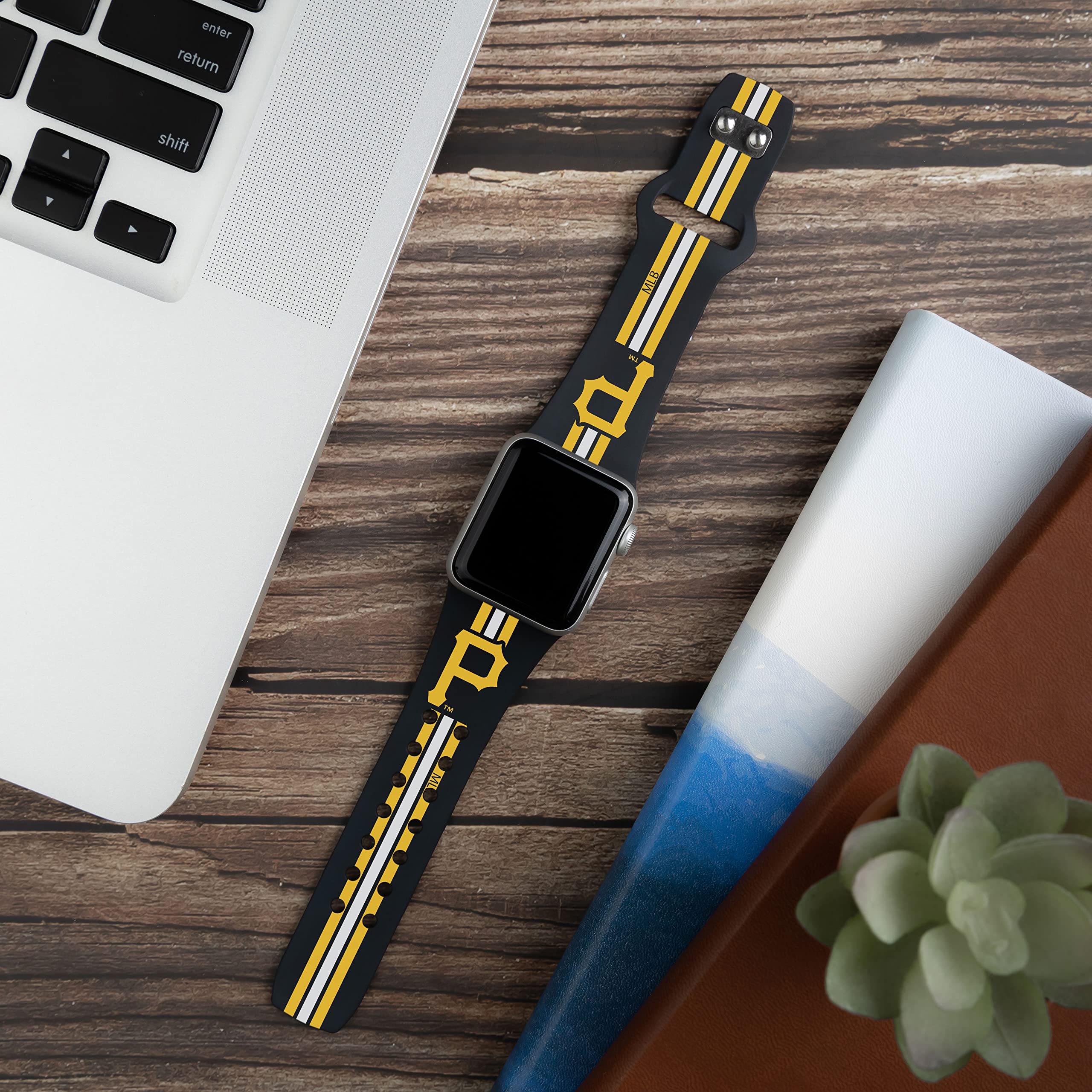 Pittsburgh Pirates HD Apple Watch Band - Compatible with All Apple Watch Models - Perfect for Game Day, Sports Fans & Team Spirit Accessories
