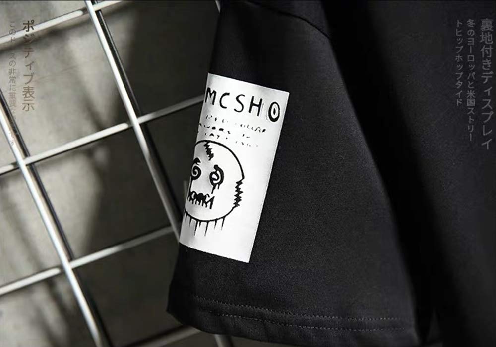DUDHUH Men's Techwear T-Shirts - Japanese Streetwear Hip Hop Short Sleeve Shirts for Casual Wear & Urban Fashion | Perfect for Street Style, Concerts, and Everyday Outfits