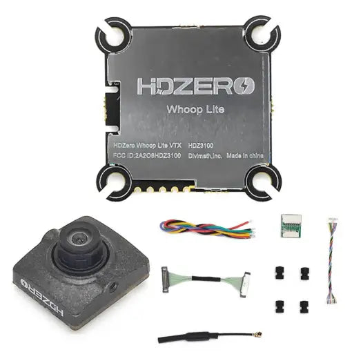 HDZero Whoop Lite FPV Drone Bundle by Divimath - Lightweight Racing Drone for Indoor/Outdoor FPV Flying, Freestyle & Cinematic Shots