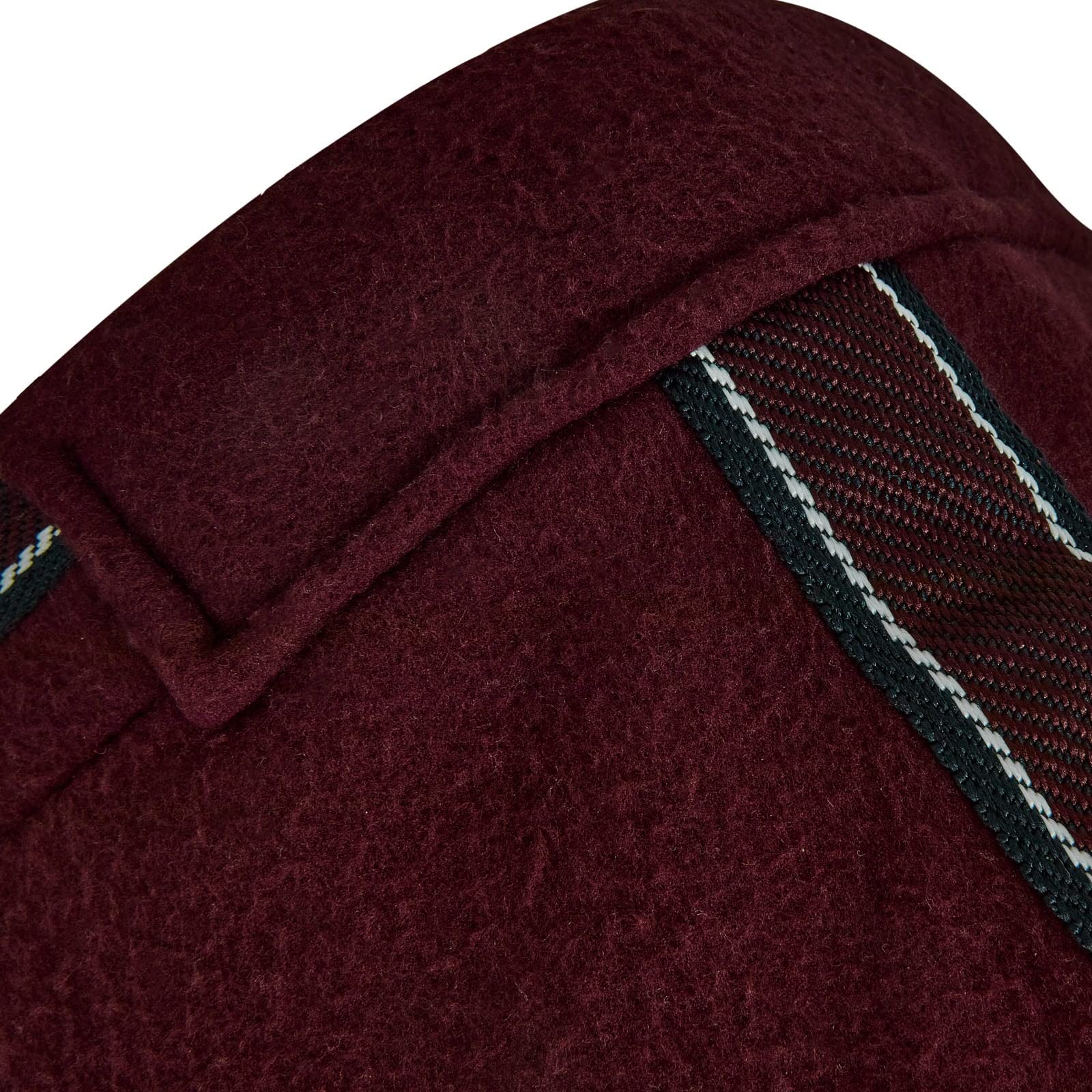 HORZE Kiel Fleece Cooler - Dark Red Horse Blanket 78 Inches - Lightweight Cooling Stable Blanket for Summer & Warm Weather Riding