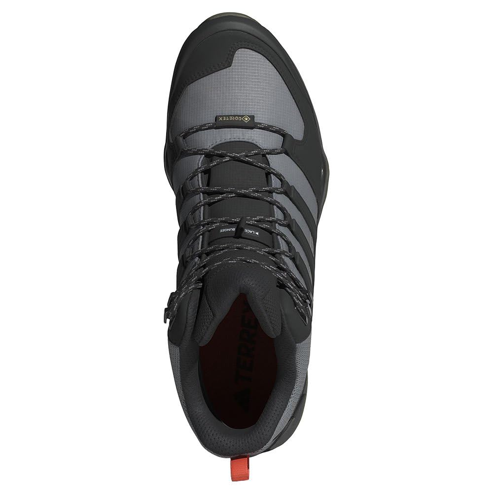 Adidas Terrex Swift R2 Mid Gore-Tex Waterproof Hiking Boots for Men - Lightweight Trekking Shoes with Ankle Support for Outdoor Adventures & Mountain Climbing