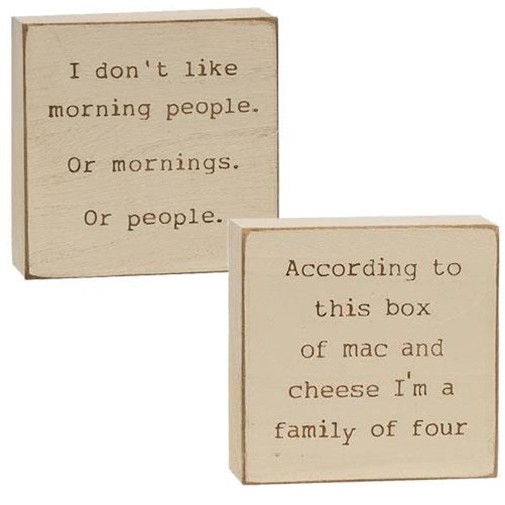 Personalized Engraved Wooden Blocks - Set of 2 Assorted Sizes for Home Decor, Nursery, Wedding & Party Decorations