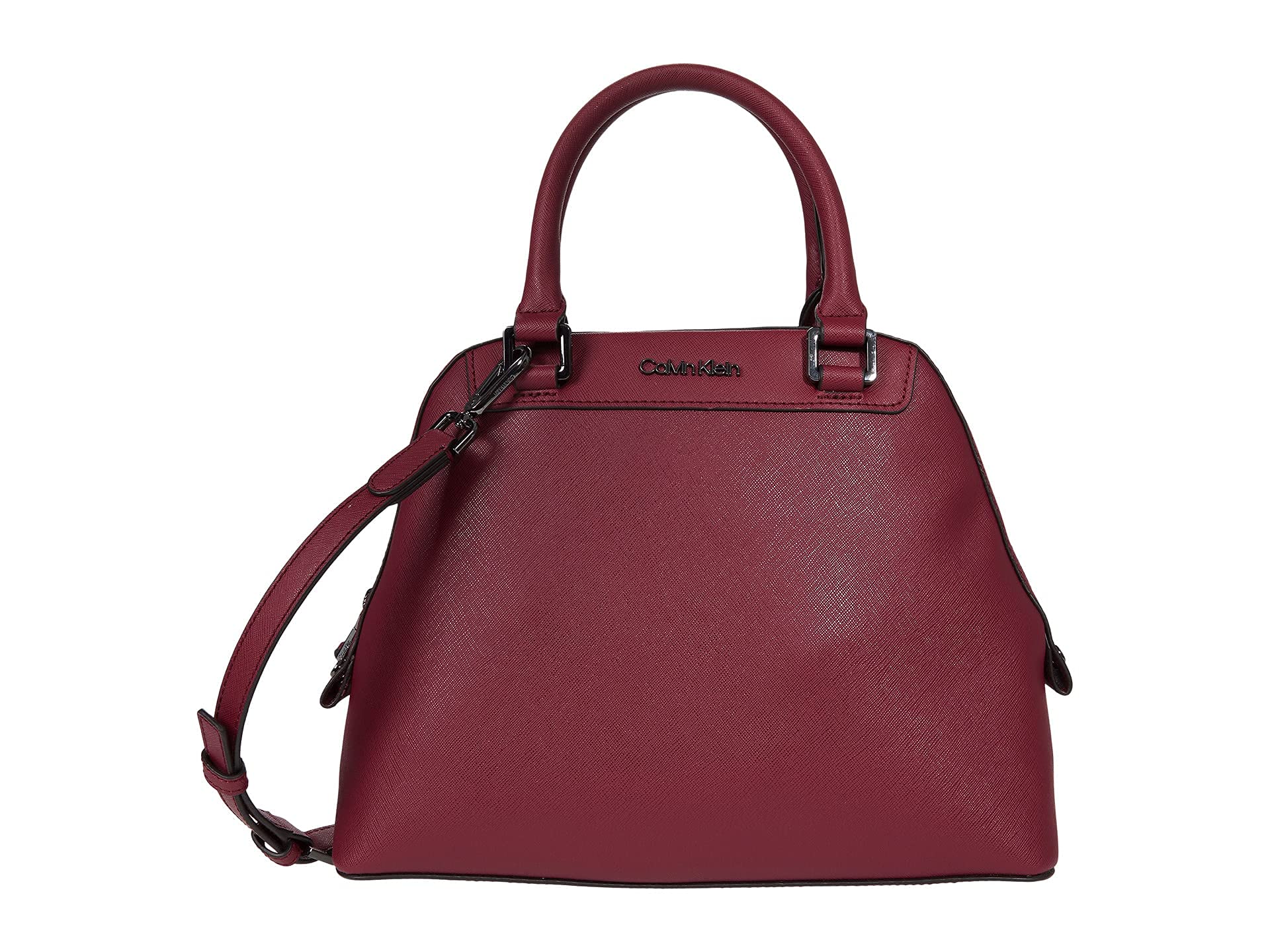 Calvin Klein Saffiano Leather Organizational Tote Bag for Women | Professional Work Bag with Multiple Pockets | Perfect for Office, Travel & Daily Commute