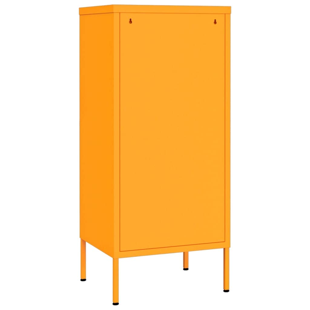 Mustard Yellow Steel Storage Cabinet - 16.7