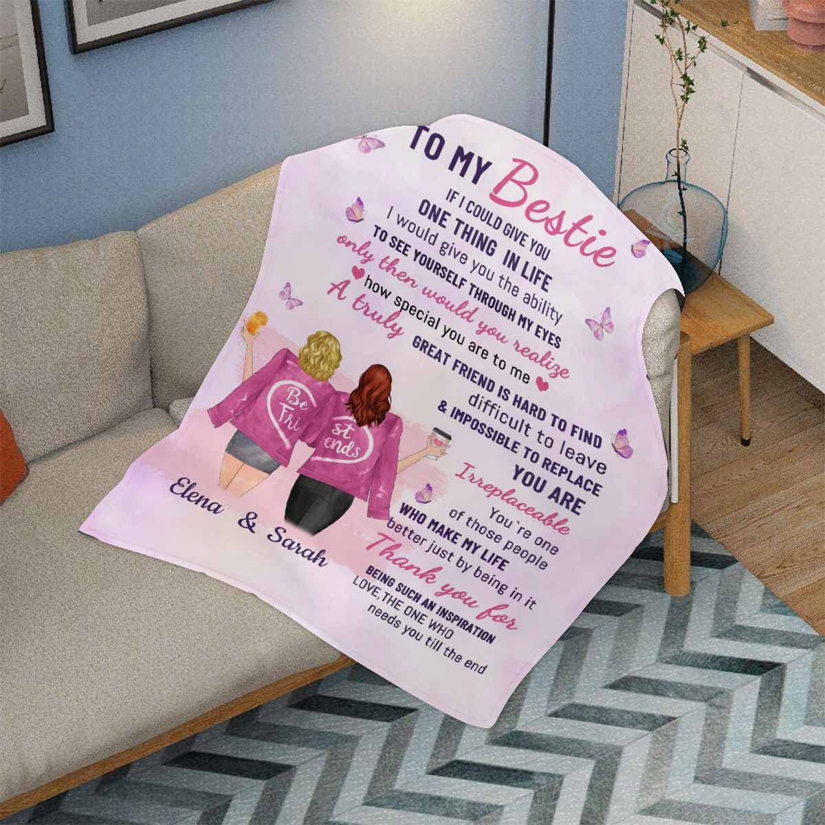 Personalized Best Friend Blanket - 