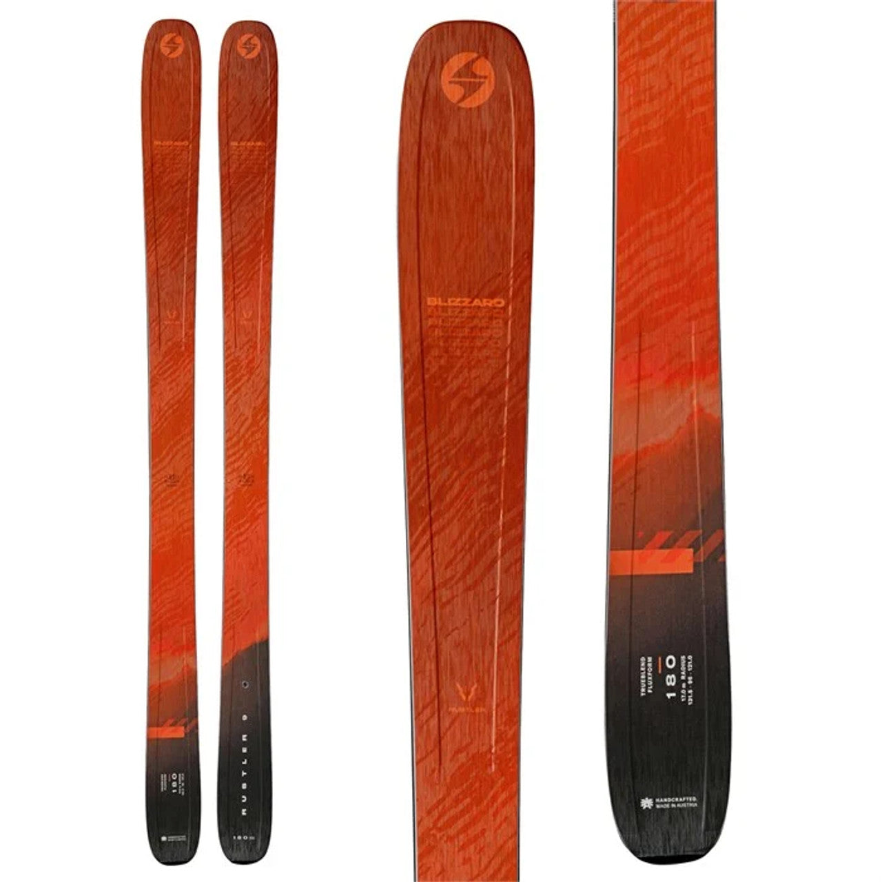 Blizzard Rustler 9 Skis for Men 2025 - All-Mountain Freeride Skis for Powder, Groomers & Backcountry Adventures