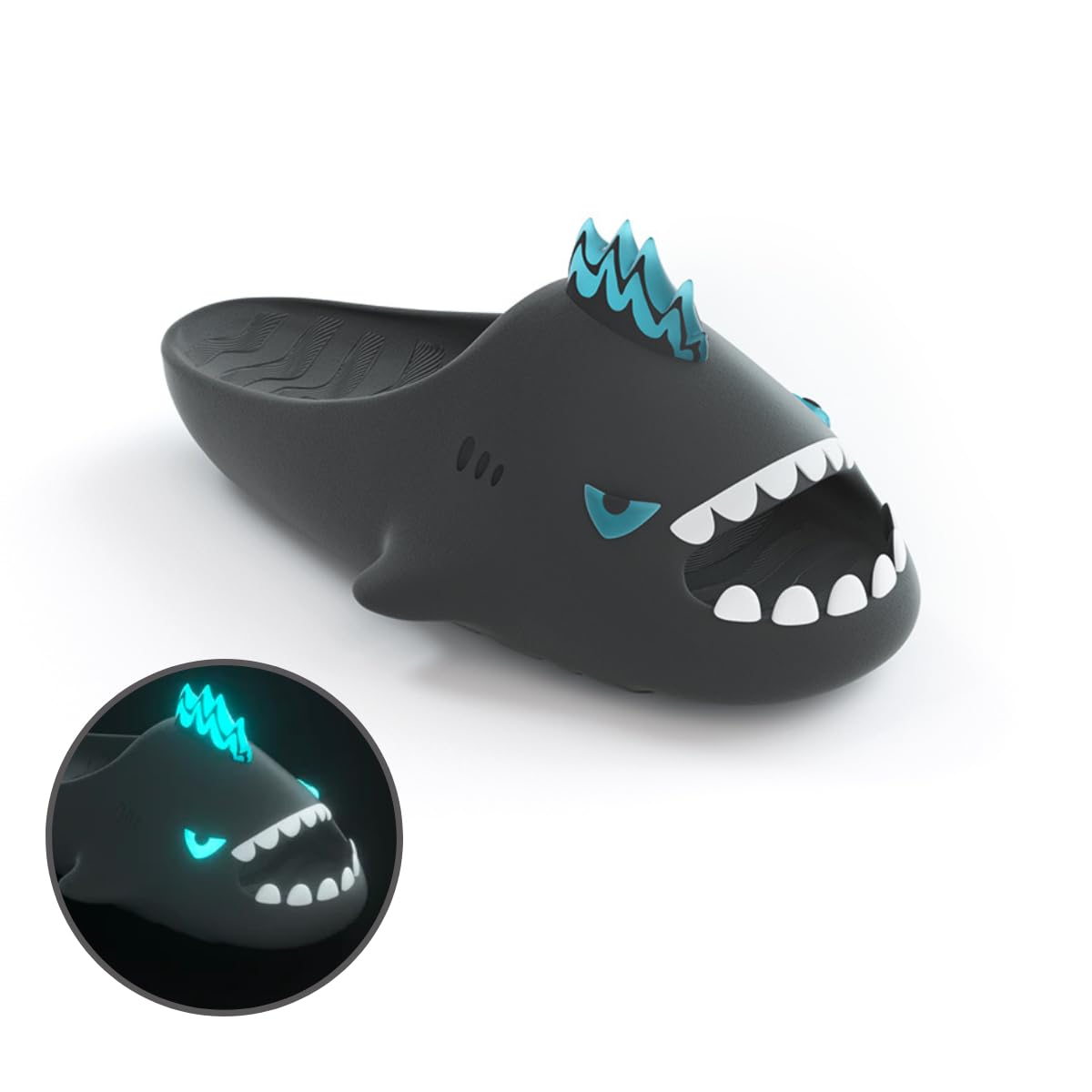 Sharkicks Pro Shark Slides Sandals for Women & Men - Ultra Soft Eco-Friendly EVA Cloud Shoes - Indoor Outdoor Comfort Slippers for Beach, Pool, Gym & Home Use