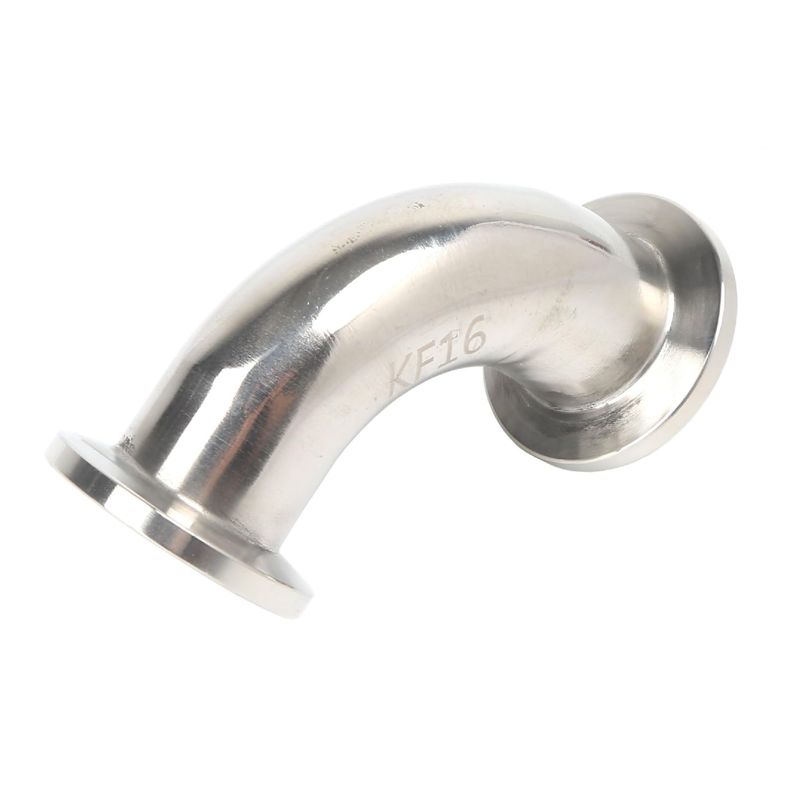 QiiMii KF-16 90 Degree Elbow Vacuum Fitting - 304 Stainless Steel for Laboratory, HVAC, and Industrial Vacuum Systems