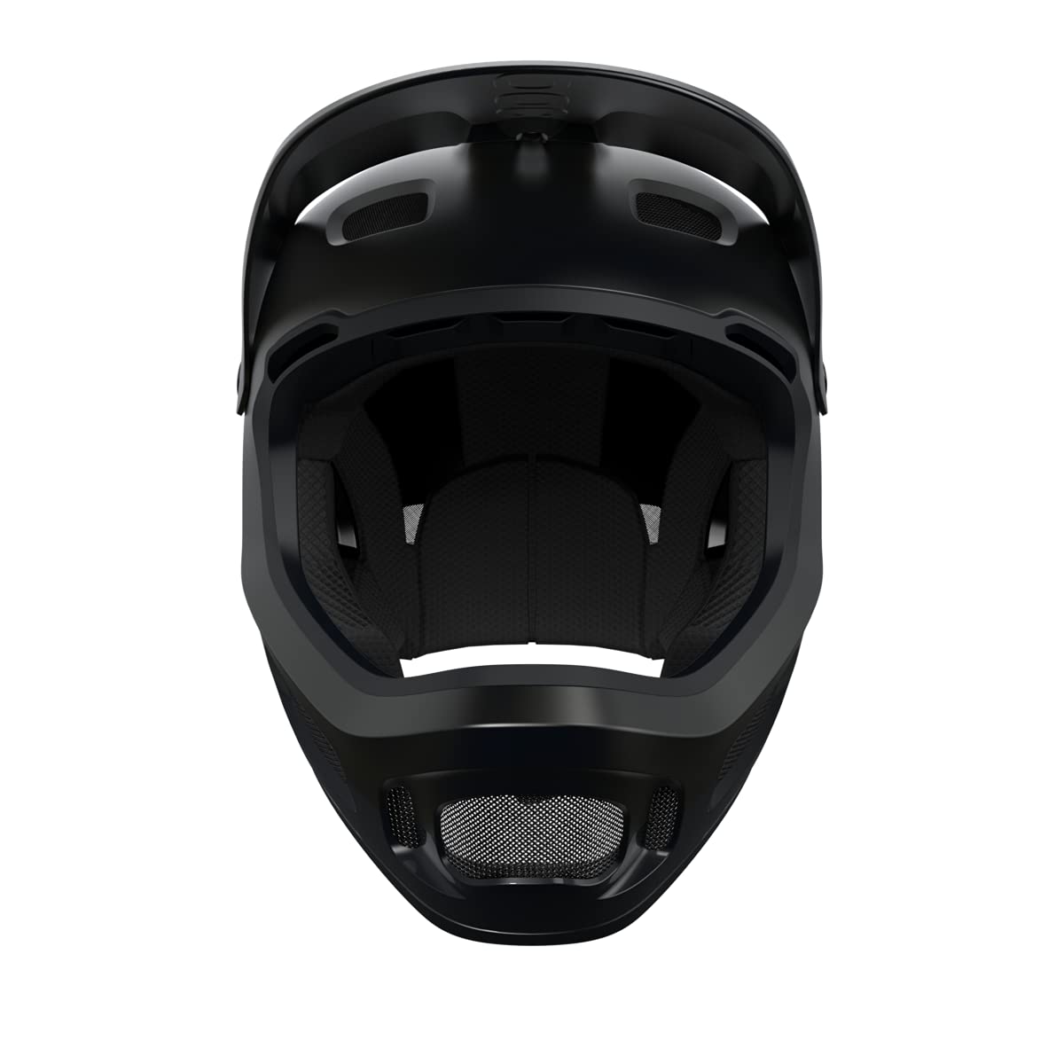 POC Coron Air Spin Downhill Mountain Bike Helmet - Lightweight & Ventilated for Extreme Trails - Uranium Black (XS-S) - Perfect for Enduro, Freeride & DH Racing