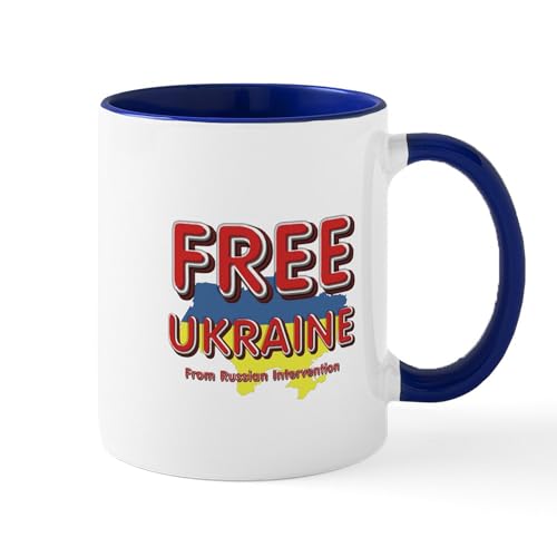 White/Navy Inside - Free Ukraine