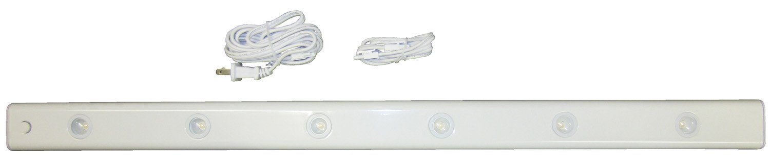 Canarm LEDB6120WHT-C 30-Inch Under Cabinet LED Bar Light - White, Energy Efficient Kitchen Lighting for Countertops, Pantry & Workspaces